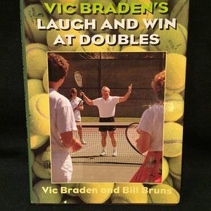 VGUC "Vic Braden's Laugh And Win At Doubles" Book, Vic Braden & Bill Bruns